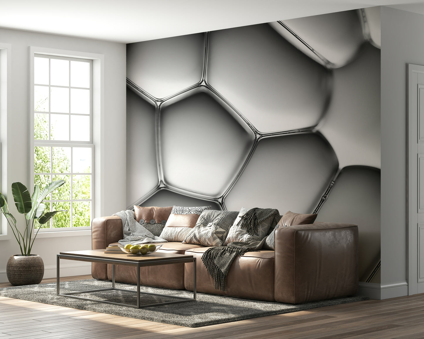 Abstract Cell Structure Wall Mural -2208983