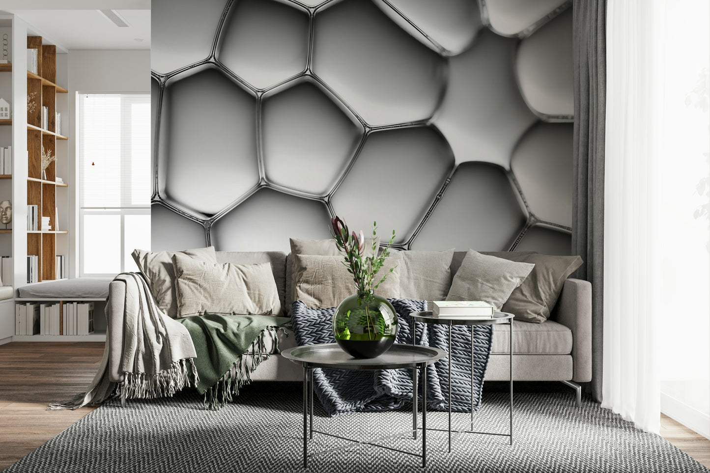 Abstract Cell Structure Wall Mural -2208983