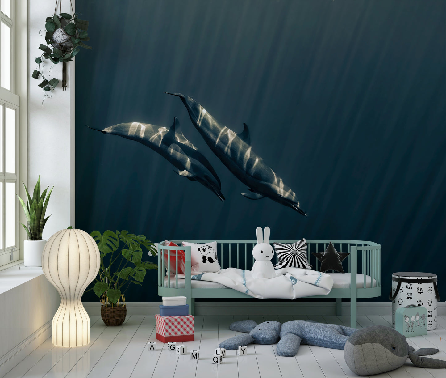 Deep Blue Journey Wall Mural -2370629