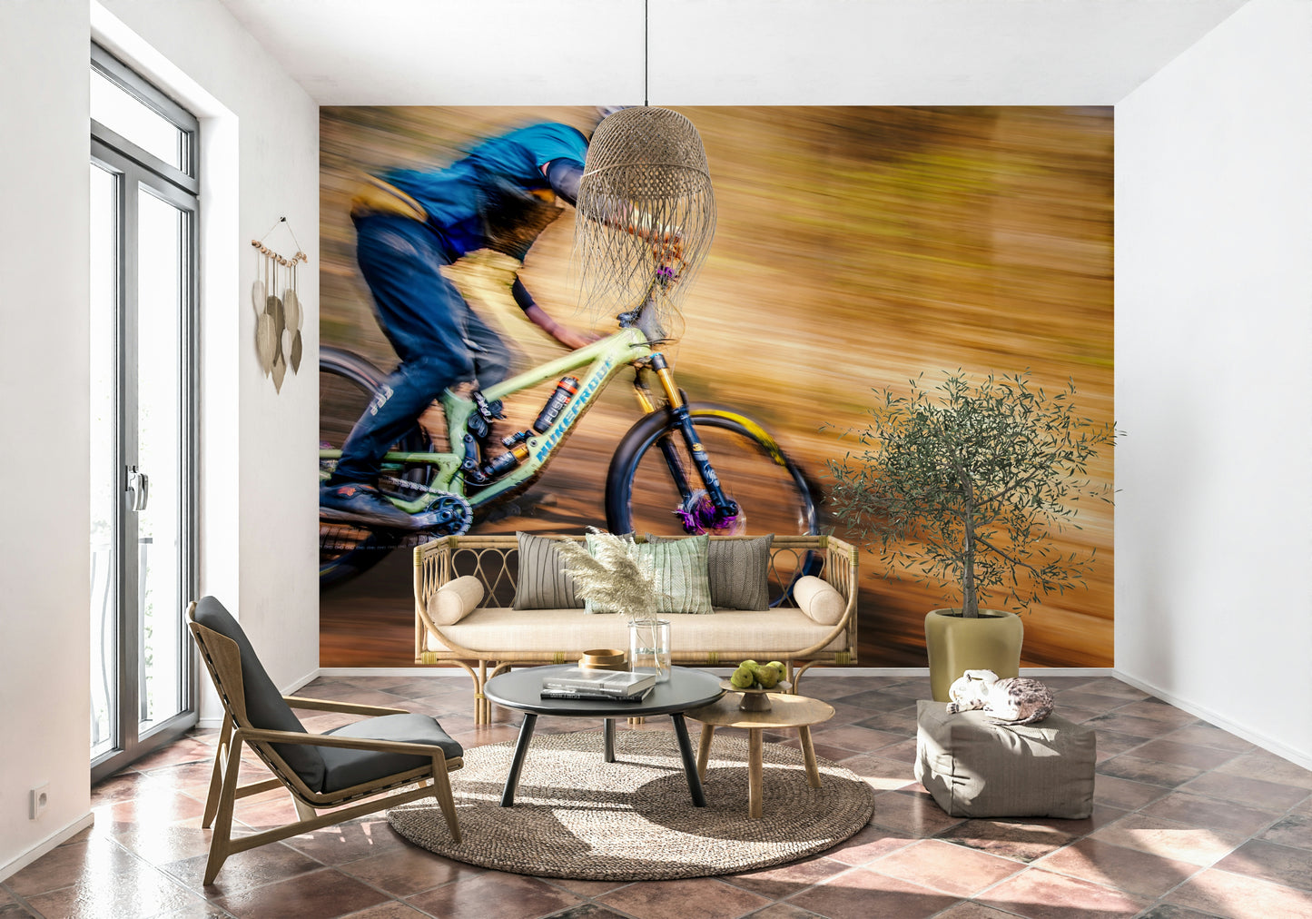 Mountain Bike Rush Wall Mural -2307006