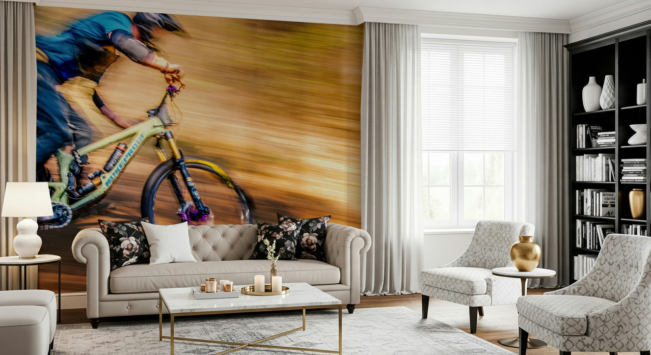 Mountain Bike Rush Wall Mural -2307006