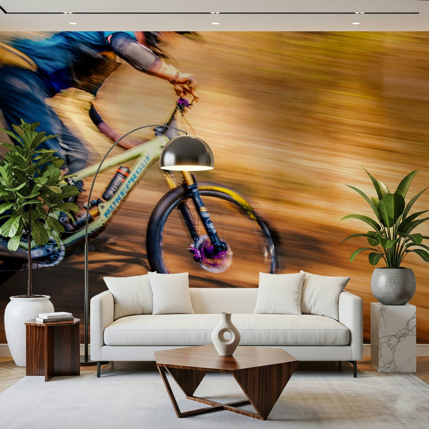 Mountain Bike Rush Wall Mural -2307006