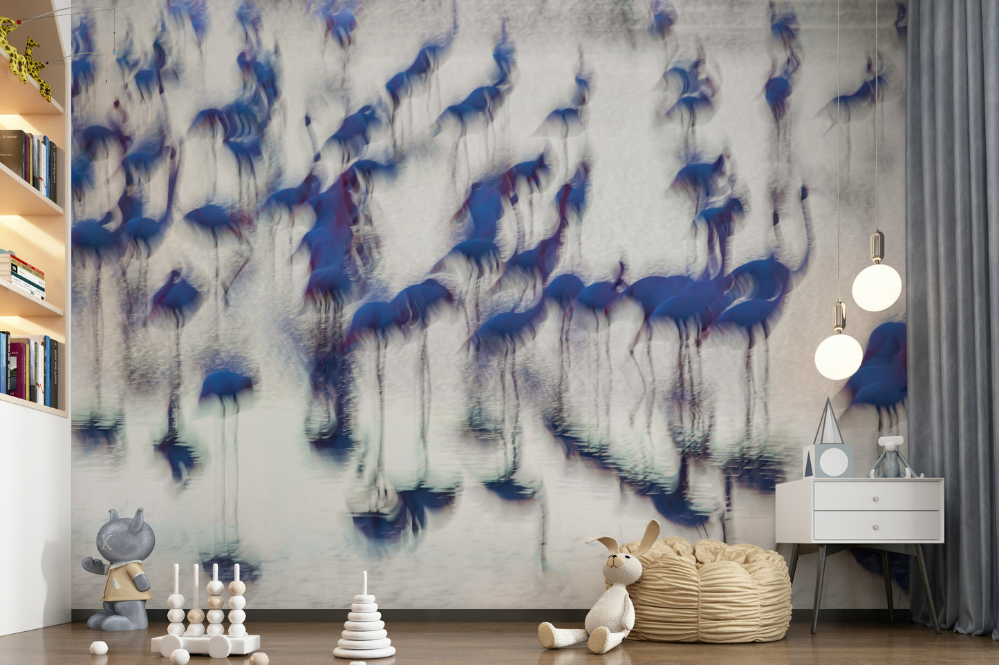 Flamingo Mirage Wall Mural -2171145