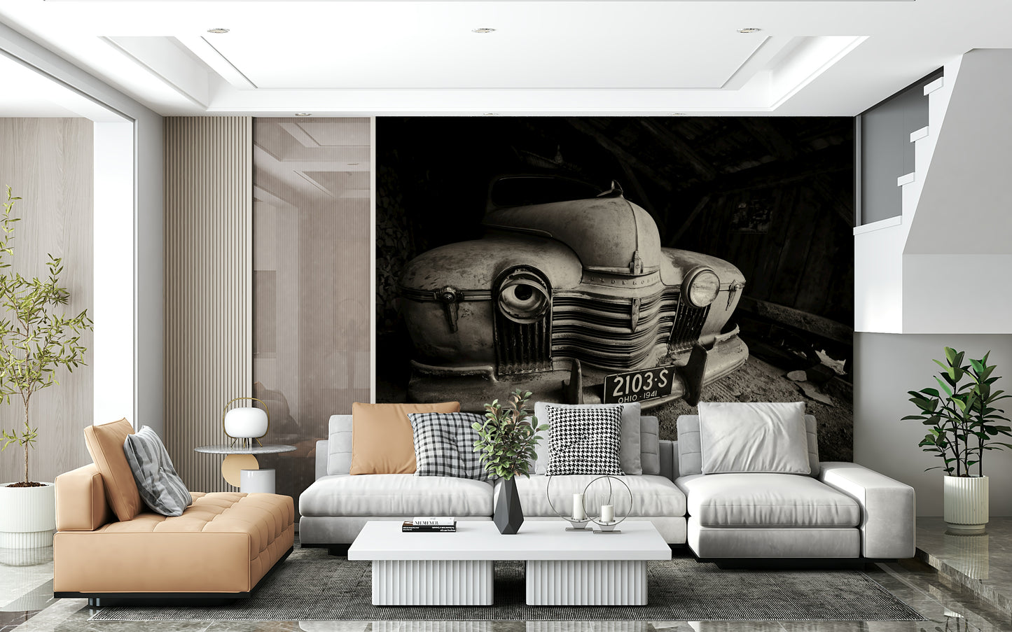 Vintage Ride: 1941 Olds Wall Mural -2348972