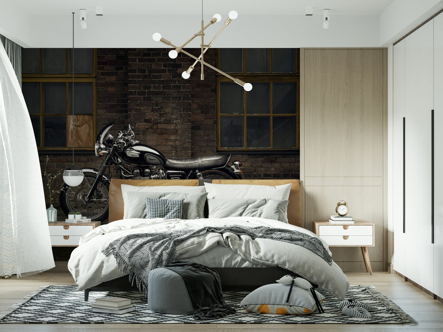 Bonneville Ride Wall Mural -2361582