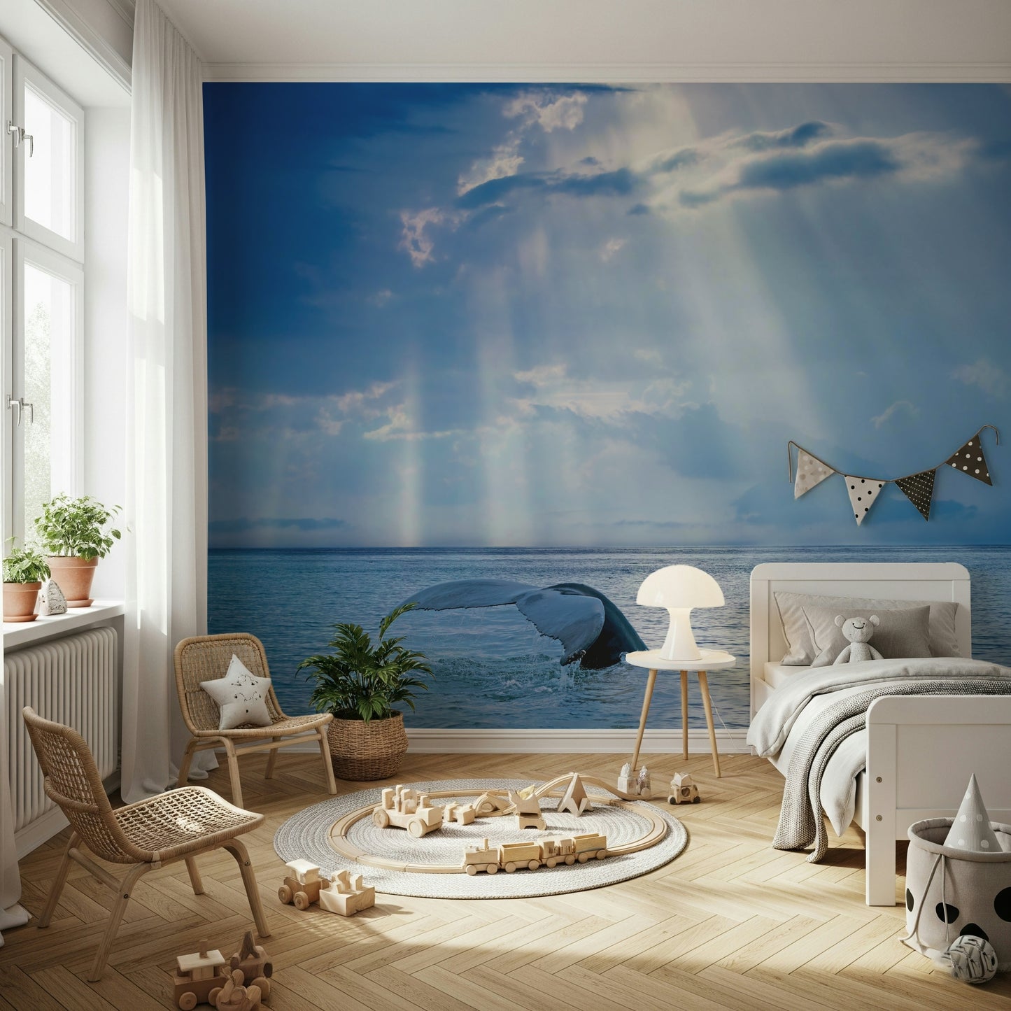 Ocean's Grace Wall Mural