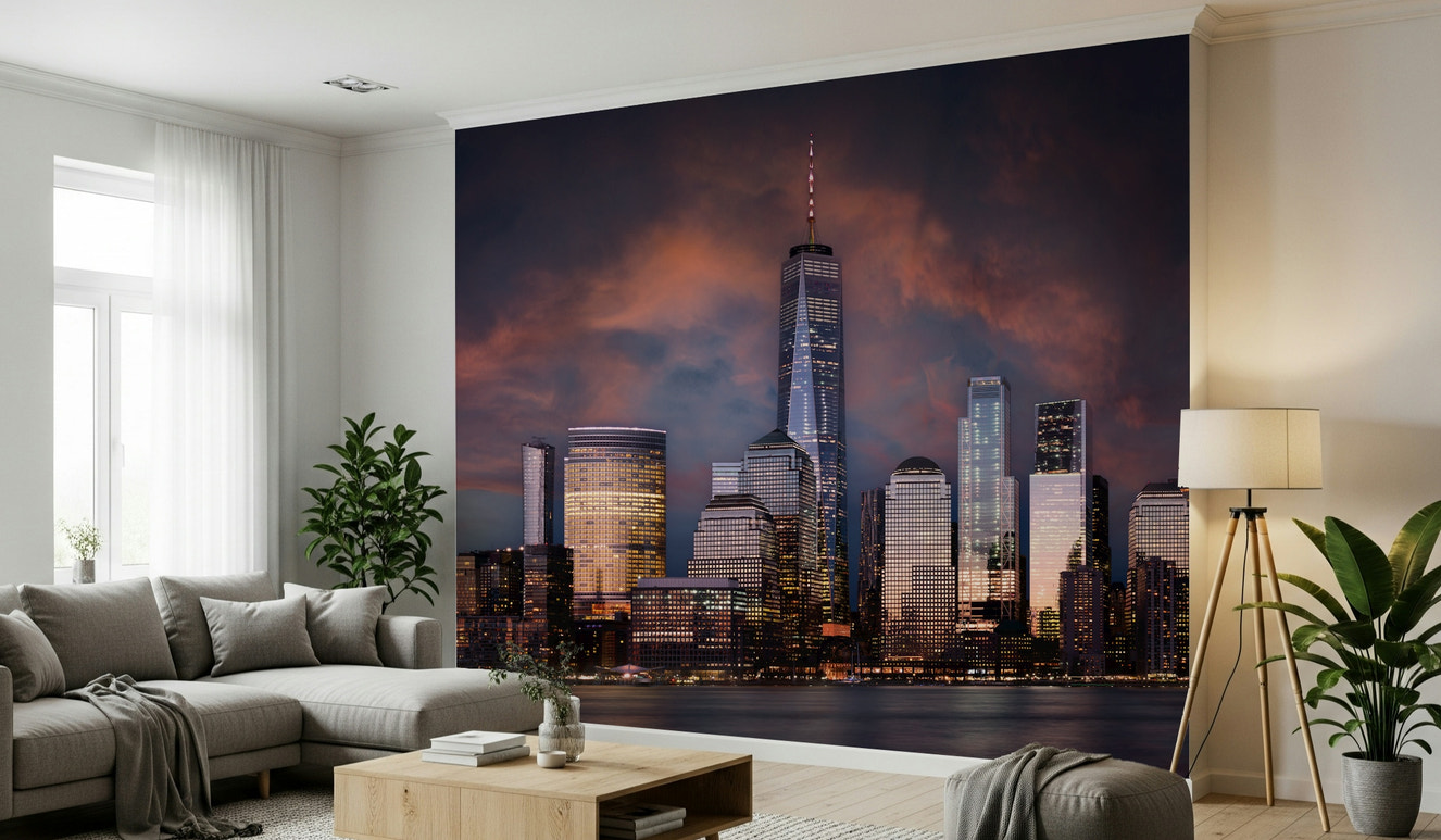 New York Twilight Wall Mural -2258614