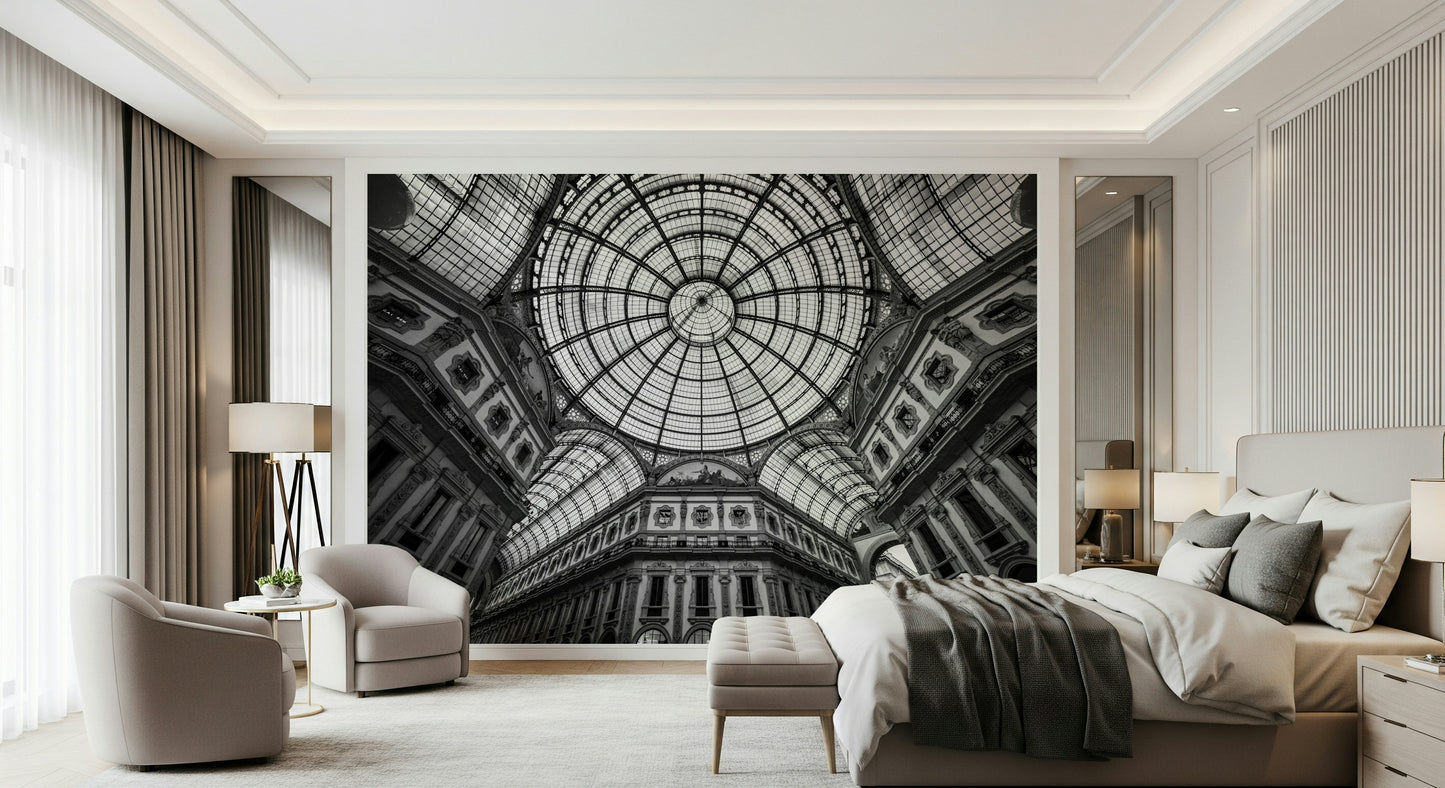 Milan's Vaulted Vision Wall Mural