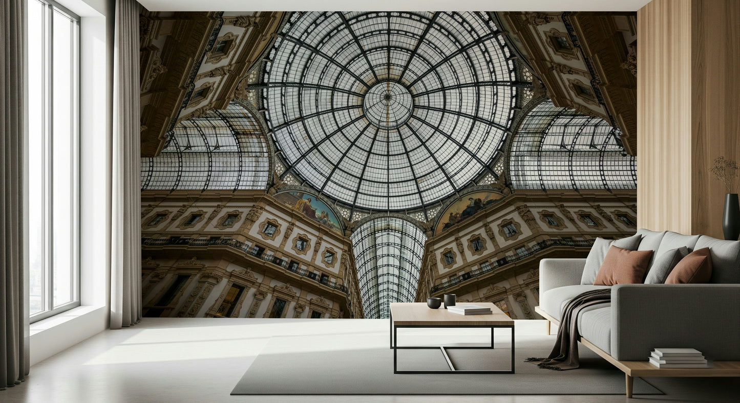 Milan Cathedral Wall Mural – Detailed depiction of the Duomo’s spires and facade for a grand, elegant wall feature.