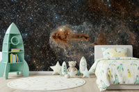 Starry night wallpaper capturing the magic and serenity of a clear night sky.