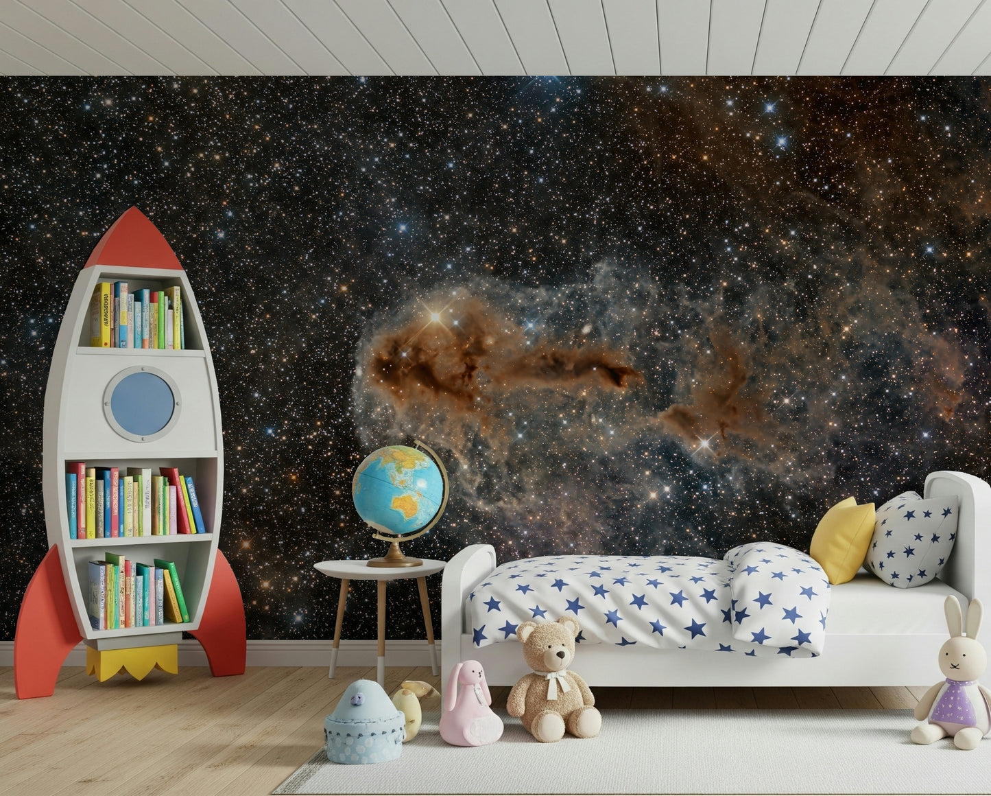 Night sky wallpaper creating a serene, dreamy atmosphere with stars and dark skies.