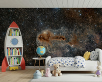 Night sky wallpaper creating a serene, dreamy atmosphere with stars and dark skies.