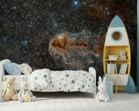 Night Sky Canvas wallpaper with galaxy-inspired patterns and subtle cosmic details.