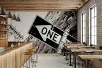 Metropolitan New York Wall Mural – Bold, modern mural featuring the architectural highlights of NYC.