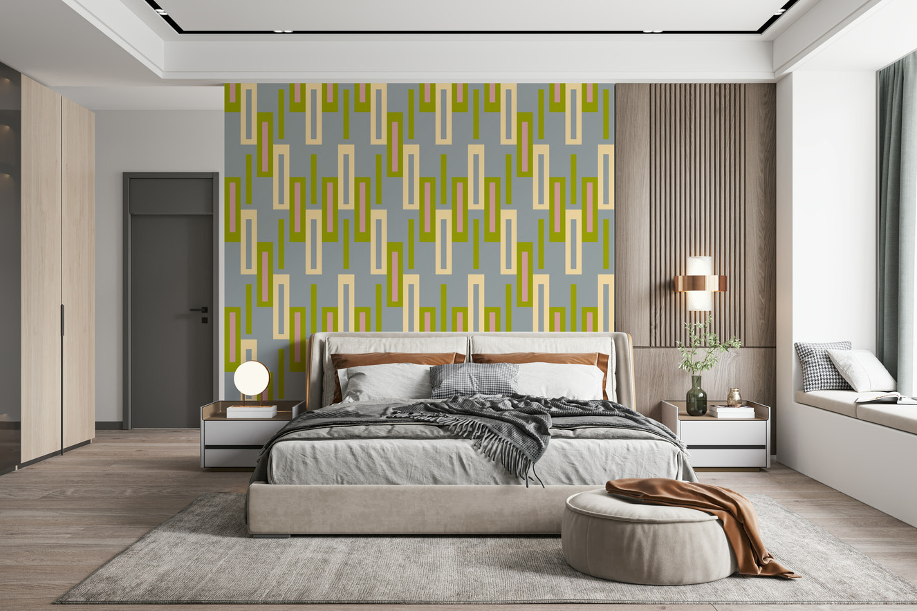 Moderno Wallpaper with sleek, contemporary patterns for stylish interior walls.