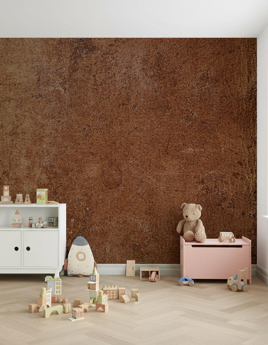 Aged Saddle Texture Wall Mural – Natural leather look with worn patina and smooth surface for rustic luxury interiors.