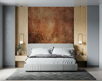 Fiery Galaxy Wallpaper Mural – Vivid flame-inspired galaxy with glowing stars and deep black space background.