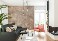 Wall mural depicting snakeskin patterns in soft rose gold for a chic, contemporary vibe.