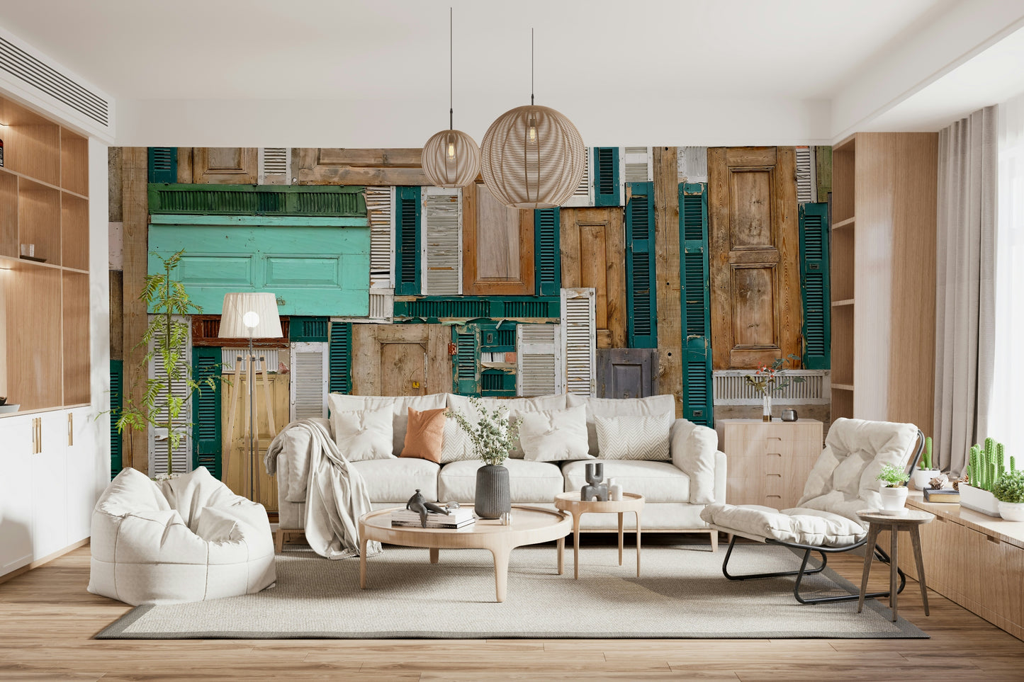 Doorscape Collage Wall Mural -1084333