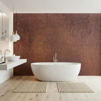 Decorative wall mural showcasing textured rust patterns for an industrial, rustic look.