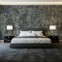 Wall mural with delicate stone patterns for a minimalist, natural aesthetic.