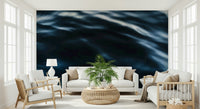 Deep Blue Waves Wallpaper — realistic seascape bringing the ocean indoors.