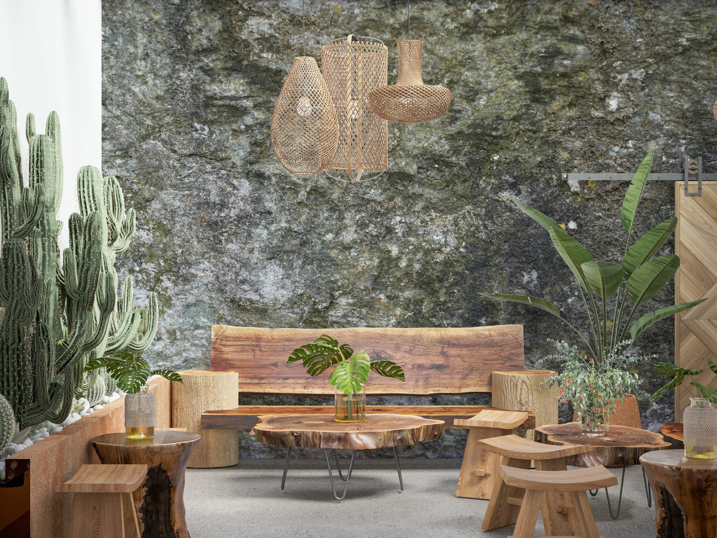 Granite Grit Wall Mural -2566620