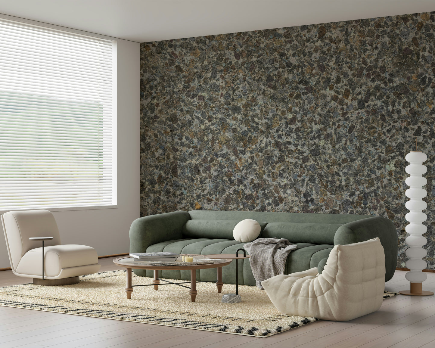 Stone Aggregate Texture Wall Mural -2566621