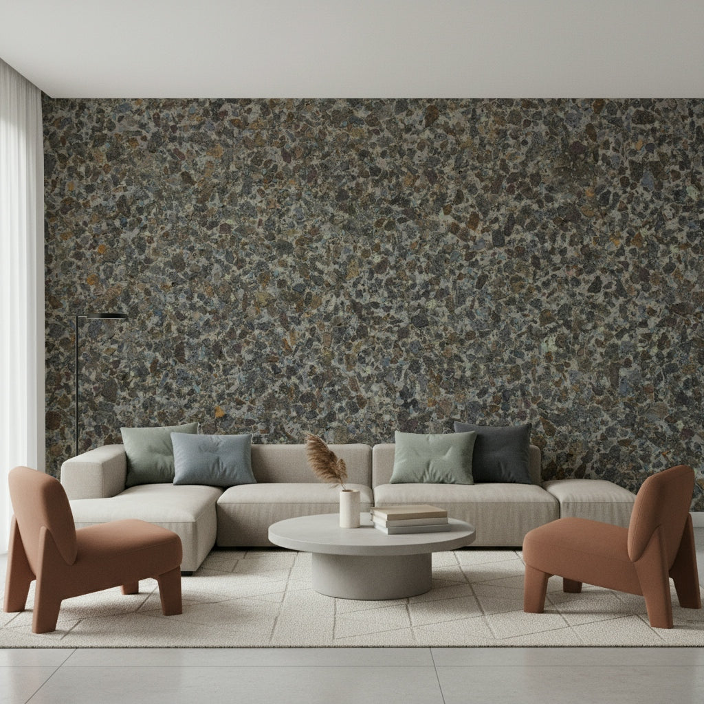 Stone Aggregate Texture Wall Mural -2566621