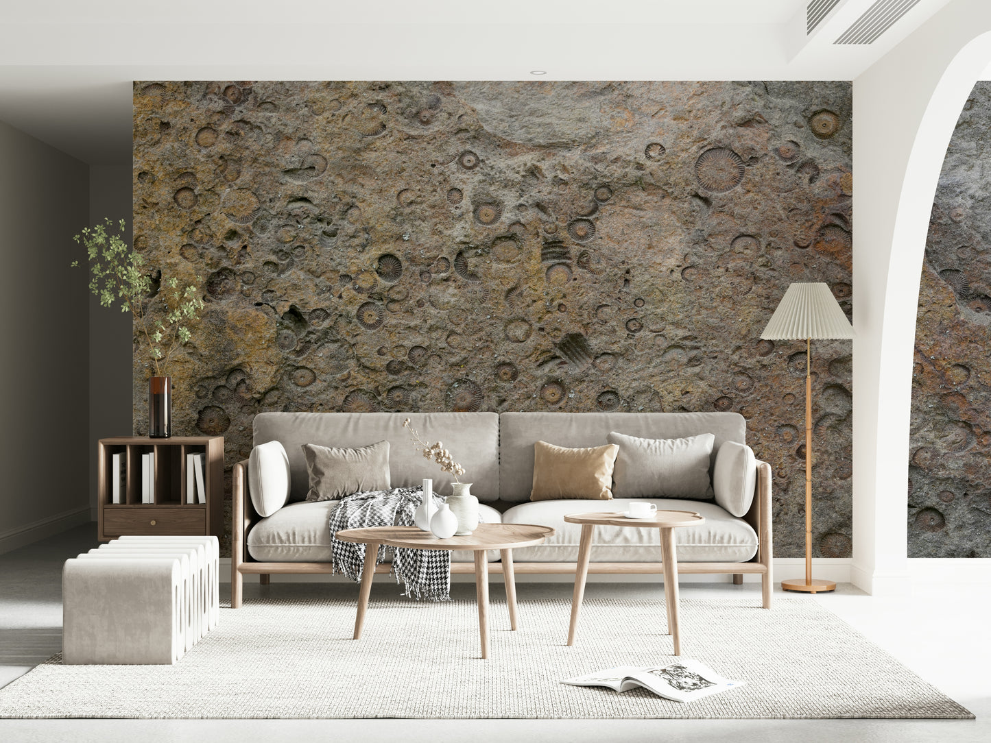 Ancient Fossil Texture Wall Mural -2566608
