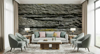 Wall mural showcasing layered rustic stone textures for farmhouse, industrial, or natural-inspired décor.