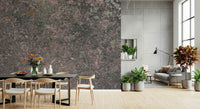 Textured mural with distressed, earthy textures for rustic, contemporary, or nature-inspired interiors.