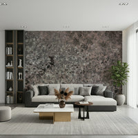 Textured mural with detailed lichen and moss patterns for nature-themed or contemporary interiors.