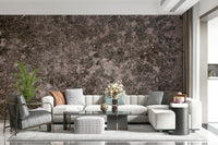 Mottled Earth wallpaper mural adding warmth, texture, and a natural feel to bedrooms, offices, or feature walls.
