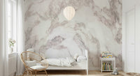Rose Quartz Marble Wall Mural featuring soft pink marble textures with natural veining for elegant, sophisticated interiors.
