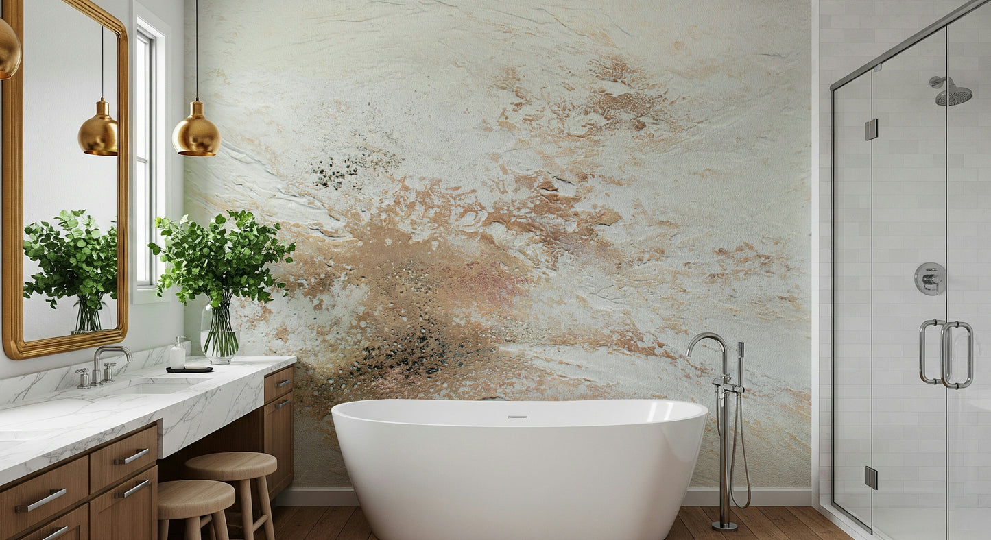 Wall mural showcasing delicate canvas-inspired textures for modern, minimalist, or contemporary décor.