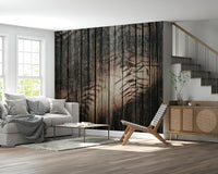 Delicate wood grain wallpaper mural with flowing textures for peaceful and stylish accent walls.