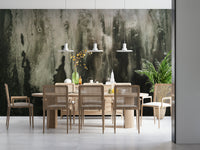 Textured waterfall wallpaper mural with natural mist and flowing water for peaceful, immersive décor.