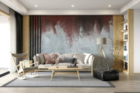 Wall mural featuring gritty textures and subtle gradient fades for artistic and industrial interiors.