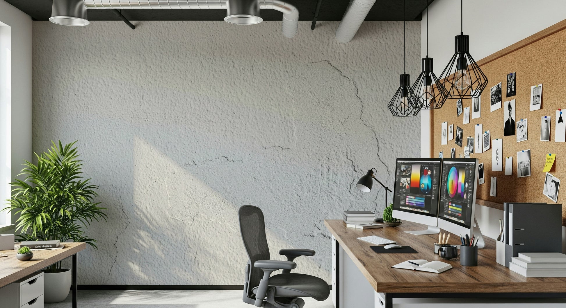 Textured white wall mural blending soft neutral tones and distressed surfaces for cozy interiors.