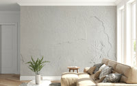 Imperfect White Wall Wall Mural creating a rustic, timeless, and natural aesthetic for modern or vintage spaces.