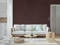 Cocoa Canvas Wall Mural with textured brushstroke effects and earthy tones for artistic accent walls.