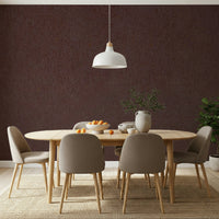 Cocoa-colored canvas wallpaper mural adding warmth and sophistication to living spaces or offices.