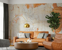 Cracked Texture Wall Mural featuring realistic weathered and fissured surfaces for rustic and industrial interiors.