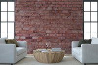 Terracotta Brick Wall Wallpaper Mural with natural brick textures and earthy colors for cozy, stylish décor.