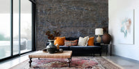 Natural rock formation wall mural with weathered texture and depth for an earthy, grounded feel.