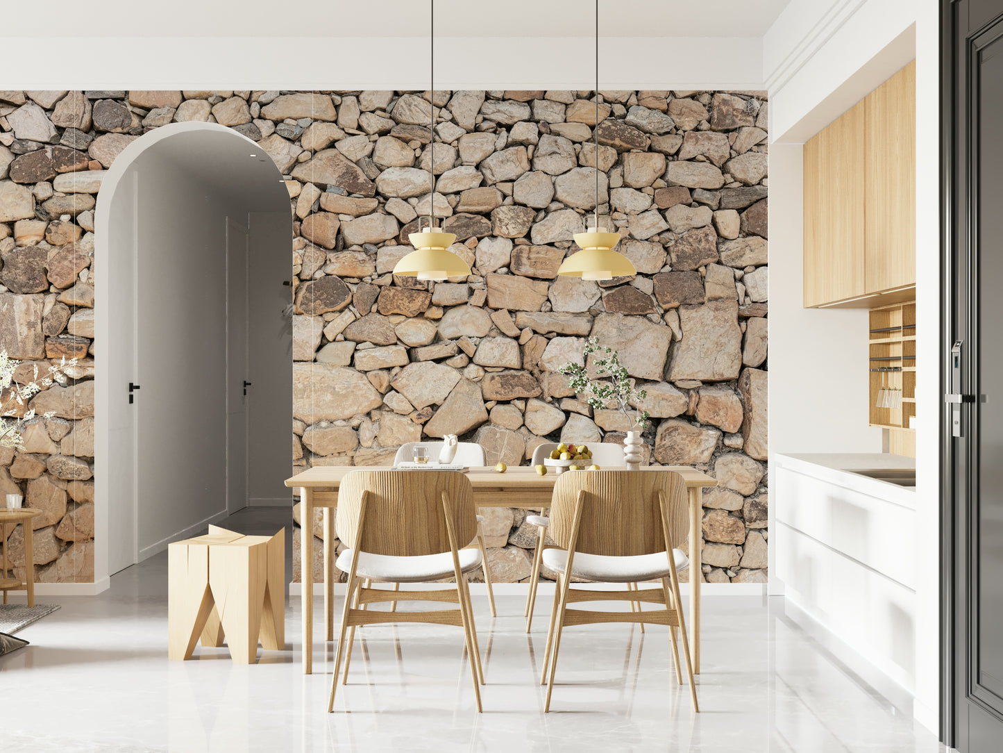 Timeless Stonework Wall Mural -2308528