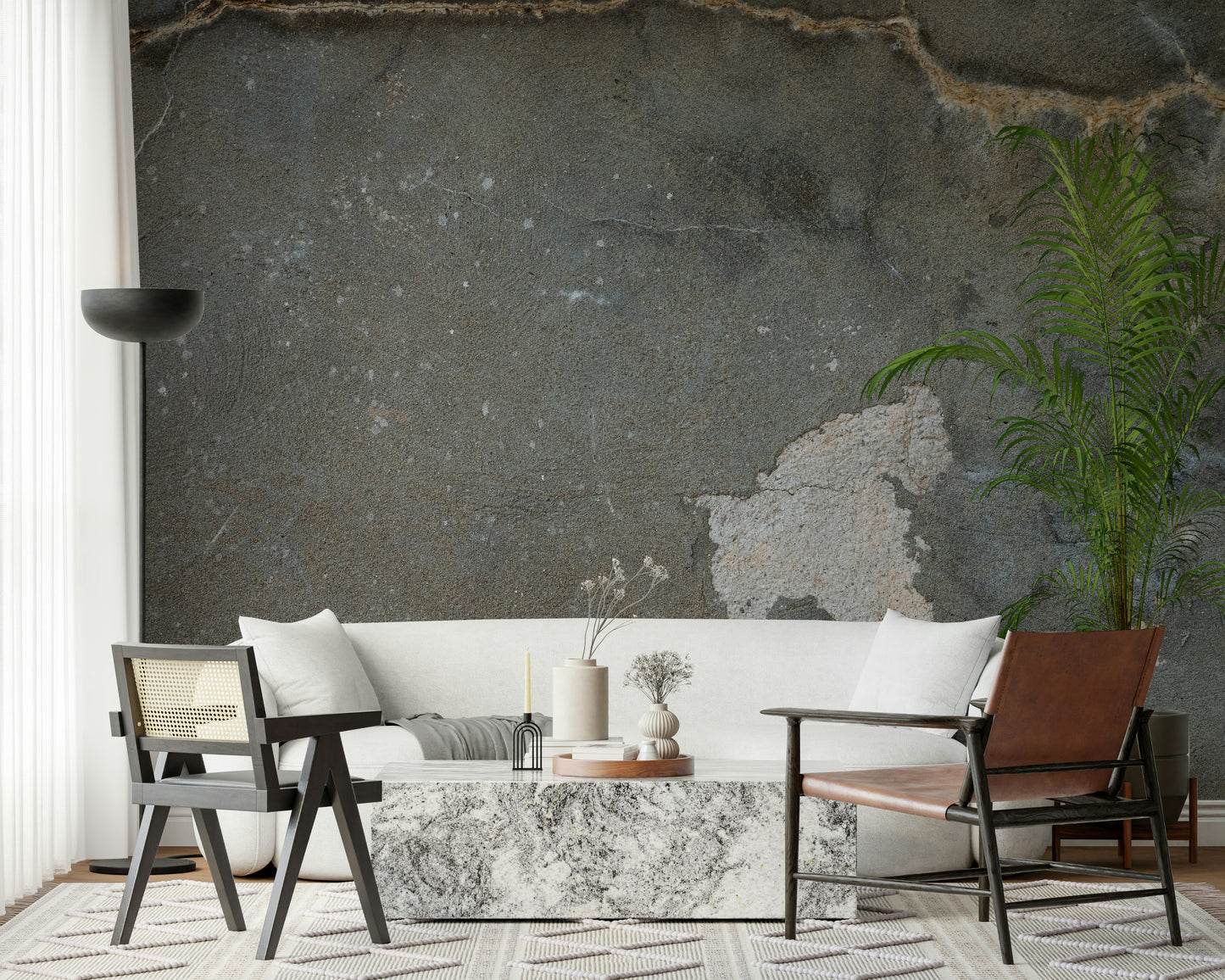 Urban Gray - Industrial Wall Wall Mural -2306807