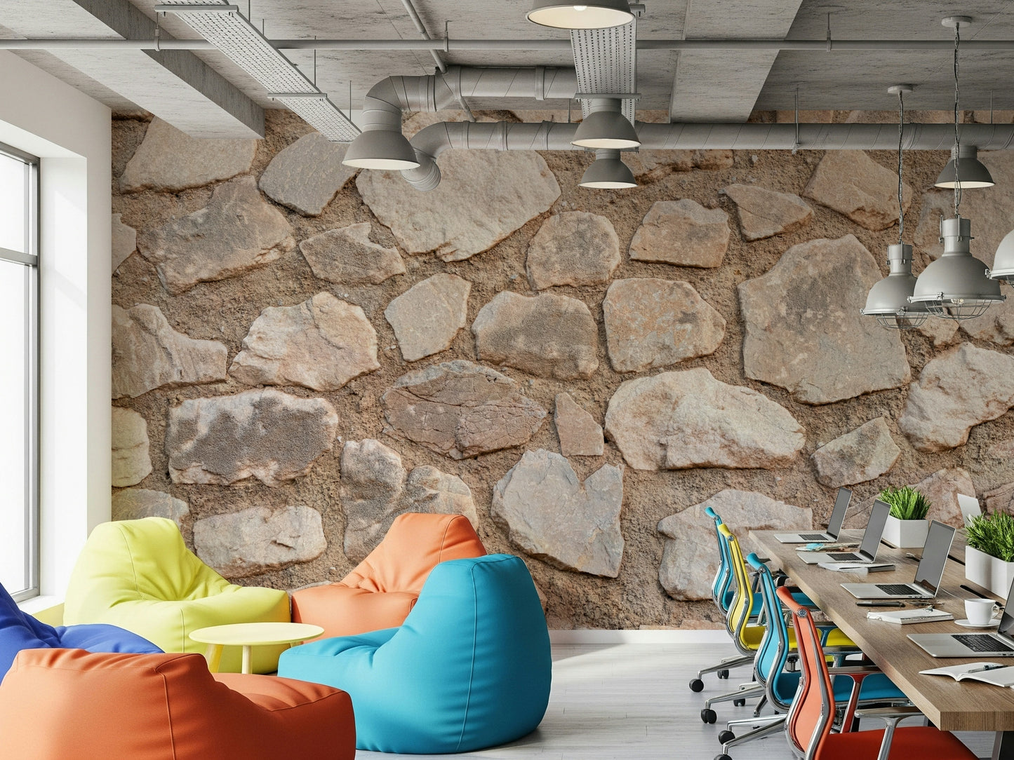 Old World Stone Wall Mural -2306810