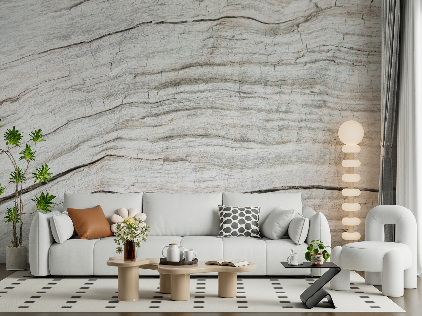 Driftwood Texture Wall Mural -2306171